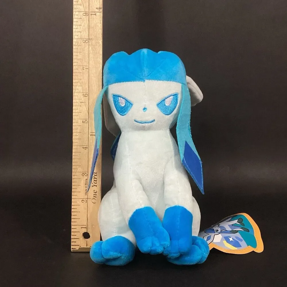 Pokémon Glaceon - 8" Plush - Light Blue - Japan Tag - New! - Picture 5 of 5